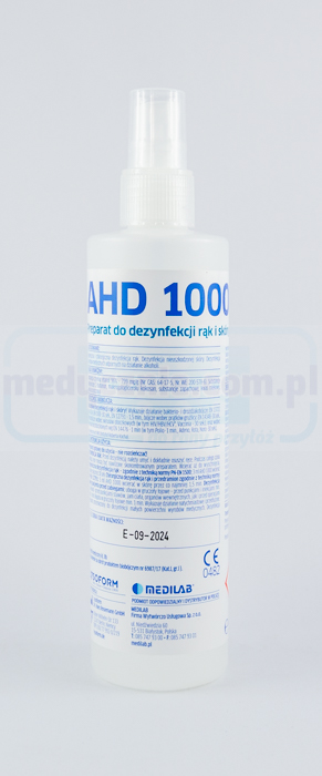 AHD 1000 250ml dezynfekcja rąk i skóry - obrazek 2